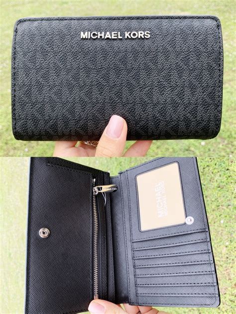 michael kors slim black|michael kors slim wallet men's.